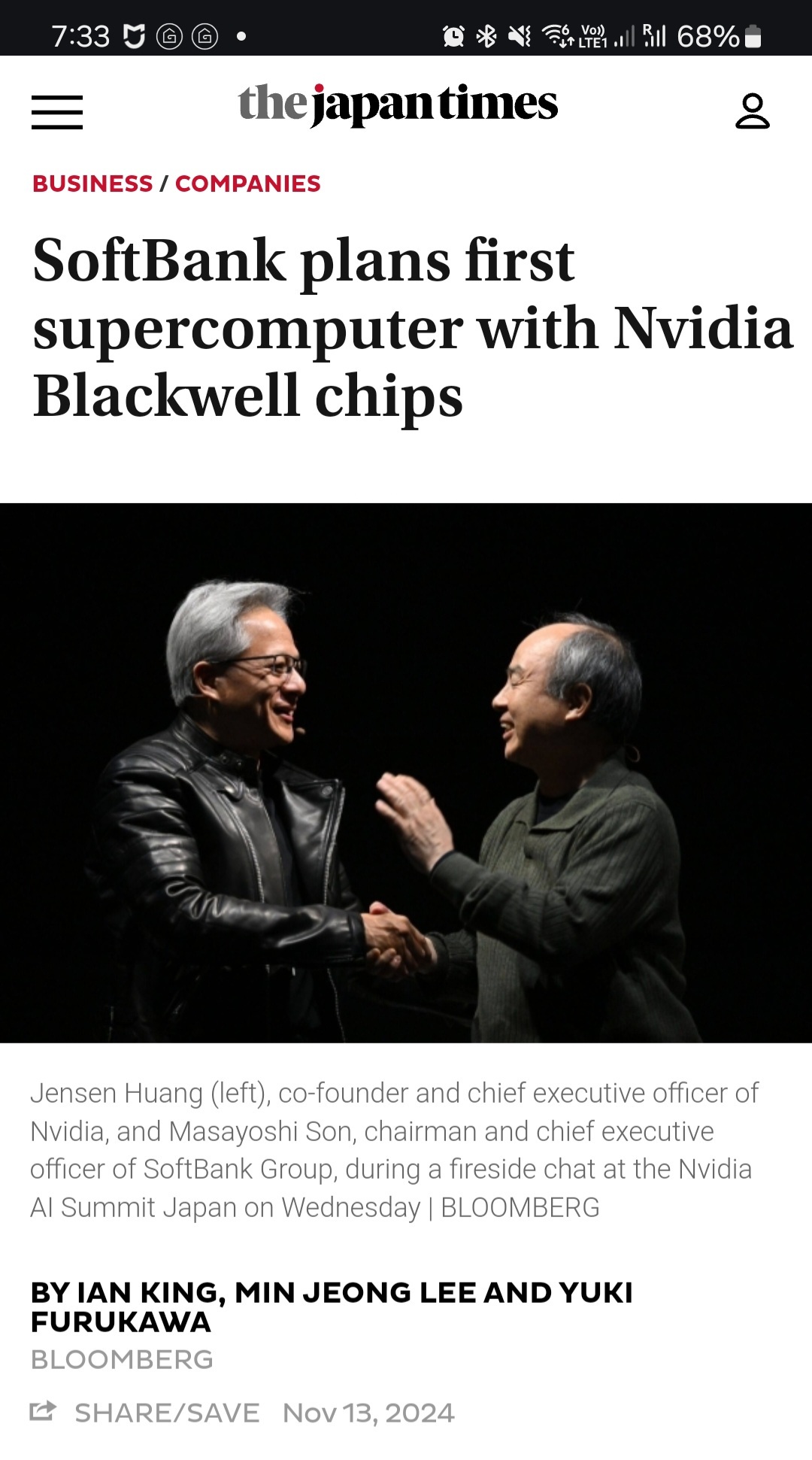 $英伟达 (NVDA.US)$