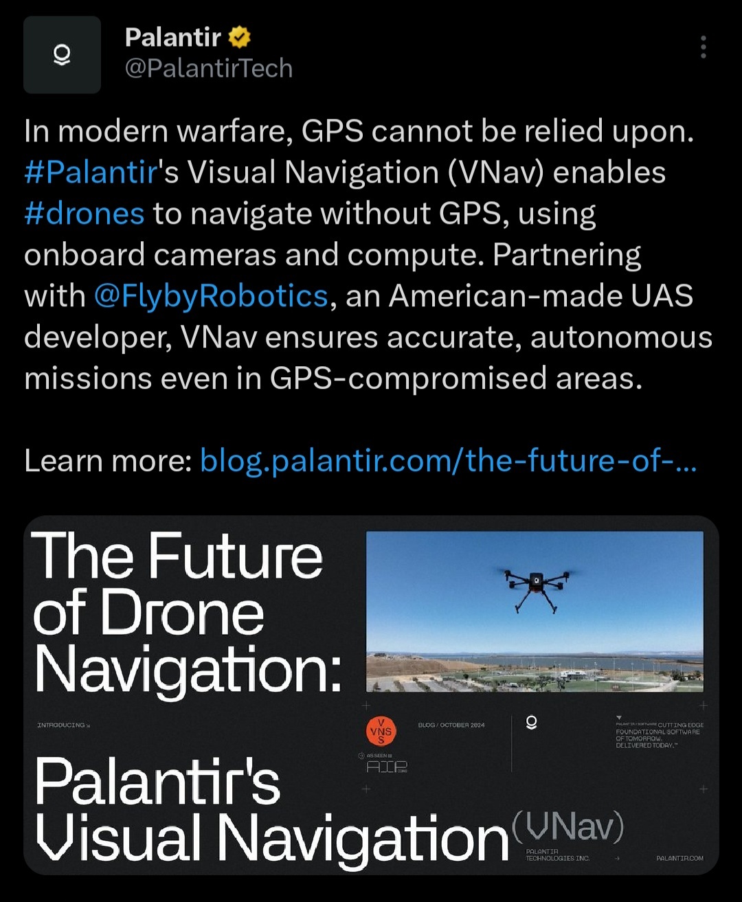 $Palantir (PLTR.US)$ As Elon said, "fighter jets are obsolete in modern military warfare."  Let drones do the work and with that, we have the Future of Drone Na...