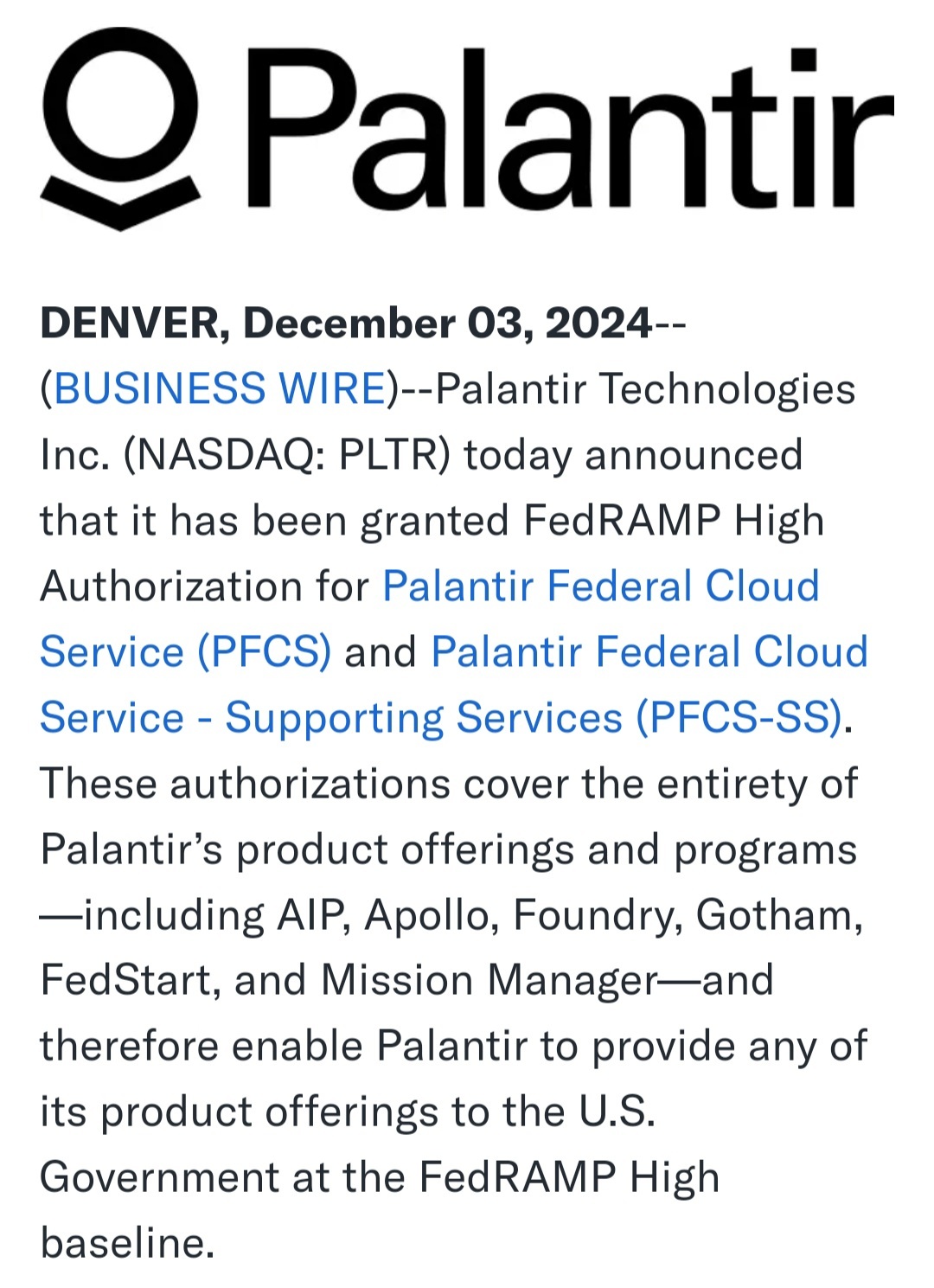 $Palantir (PLTR.US)$ 本月我們也將期待泰坦合同的消息。祈禱。