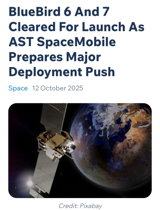 蓝鸟6号和7号将分道扬镳。