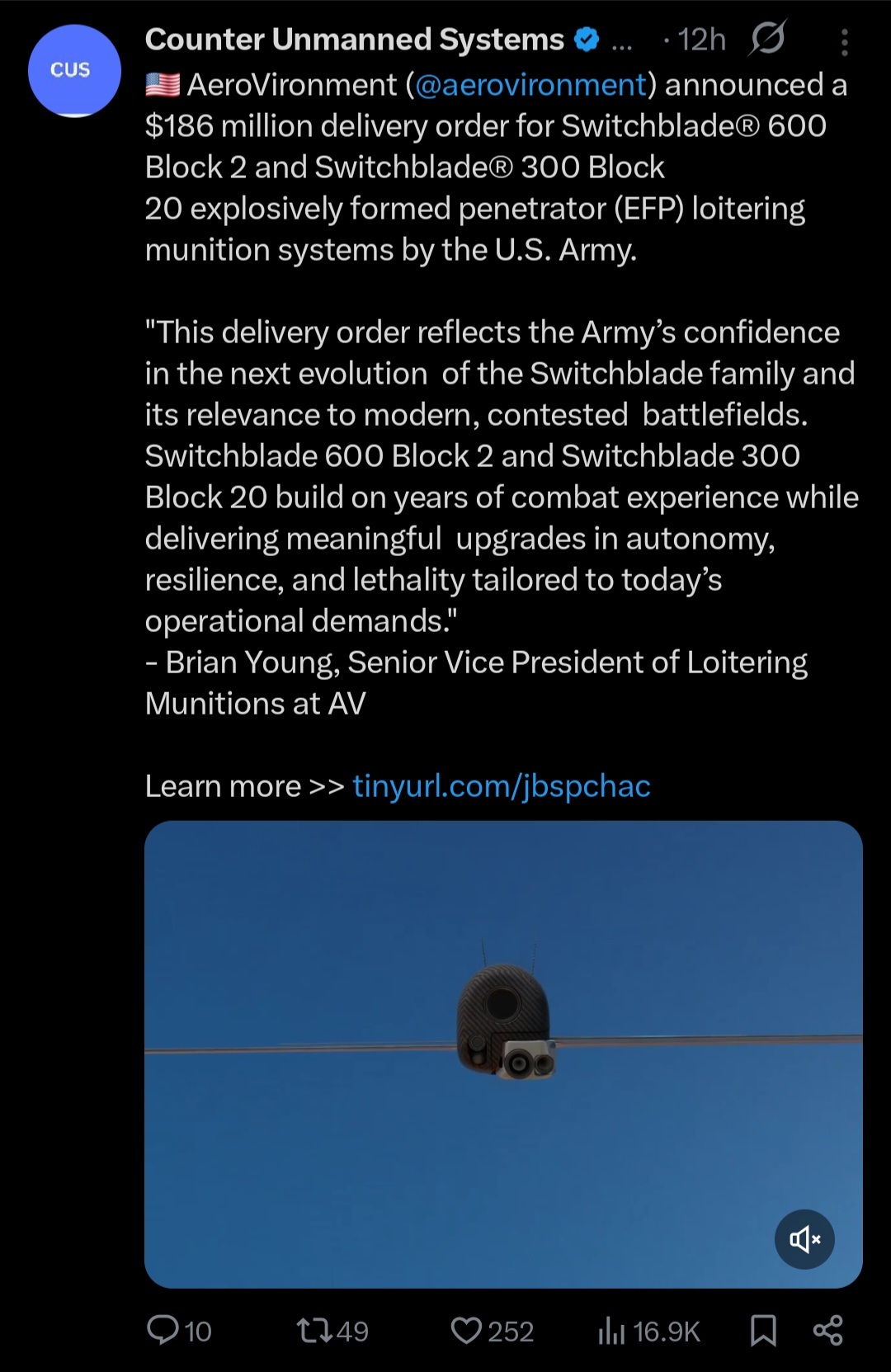 $Amprius Technologies (AMPX.US)$ Amprius batt for Switchblades.[Onlooker]