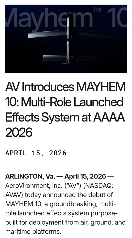 MAYHEM 10 - 多目的発射システム