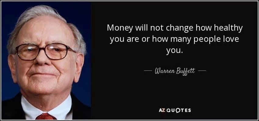 Warren Buffett talks about physical and mental health.  "If I gave you a car, and this is the only car you will have in your lifetime, you would take incredible...