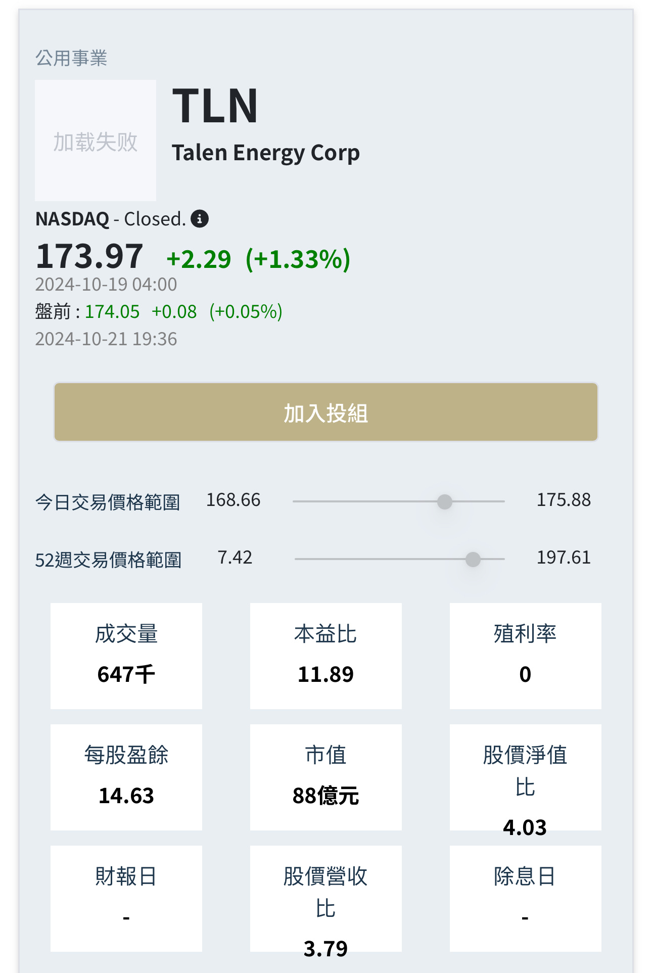 Talen Energy（TLN）財務問題導致該公司曾在2022年宣布破產。但這並沒有激發投資者的信心，因為在核工業中很... - moomoo 社區