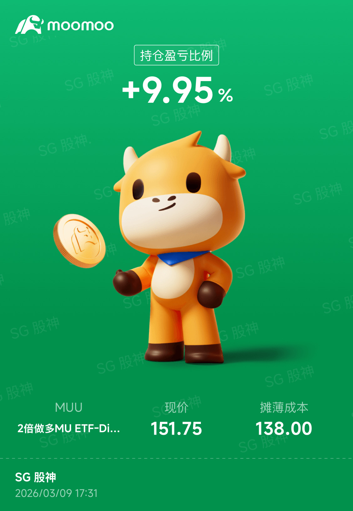 群友紛紛跟投，MU 賺瘋了！