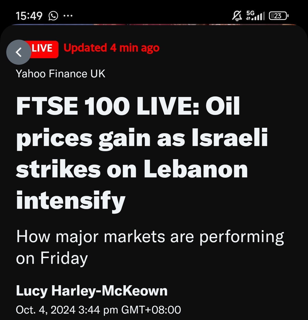 $RH PetroGas (T13.SG)$$Rex Intl (5WH.SG)$ LATEST NEWS  https://uk.finance.yahoo.com/news/live/ftse-100-live-oil-prices-gain-israel-strikes-lebanon-074335689.htm...