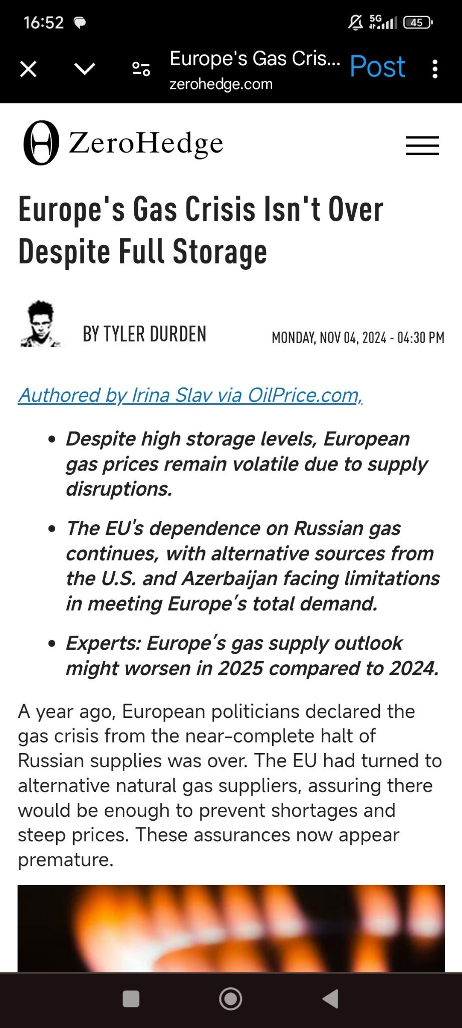 $RH PetroGas (T13.SG)$$Rex Intl (5WH.SG)$$Geo Energy Res (RE4.SG)$$GLD SG$ (GSD.SG)$ メモを取る。 https://www.zerohedge.com/energy/europes-gas-crisis-isnt-over-despit...