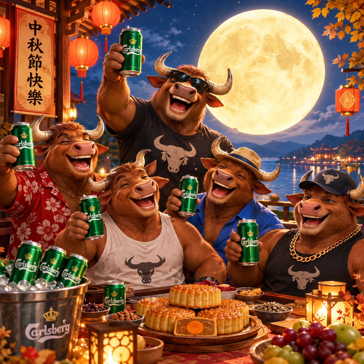 $Bitcoin (BTC.CC)$ Happy mooncake festival!!!!! The moon is very big and bright tonight.