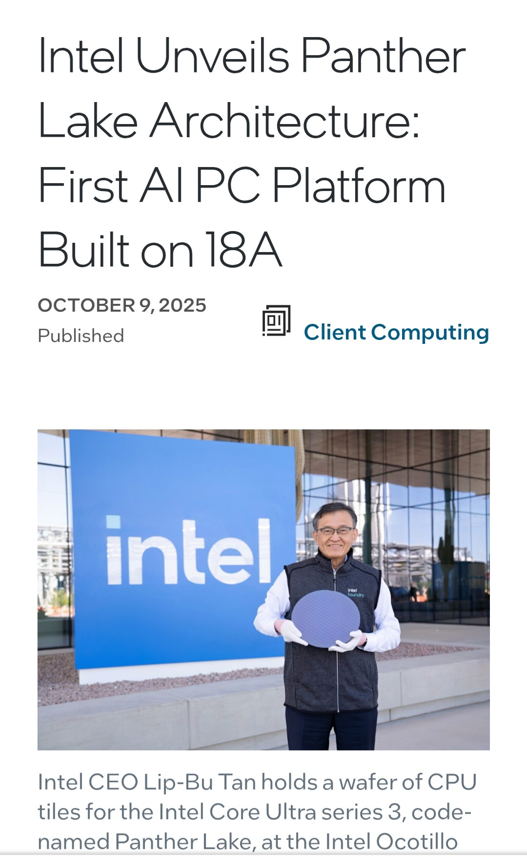 $英特爾 (INTC.US)$ 英特爾將飆升！！！