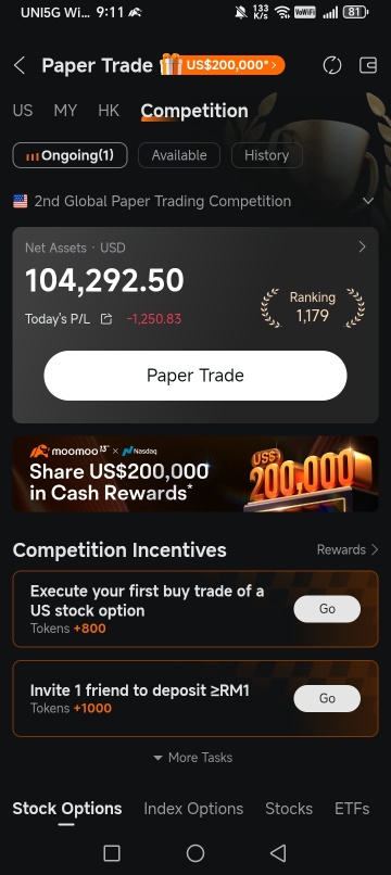 Moomoo 最佳投資平台