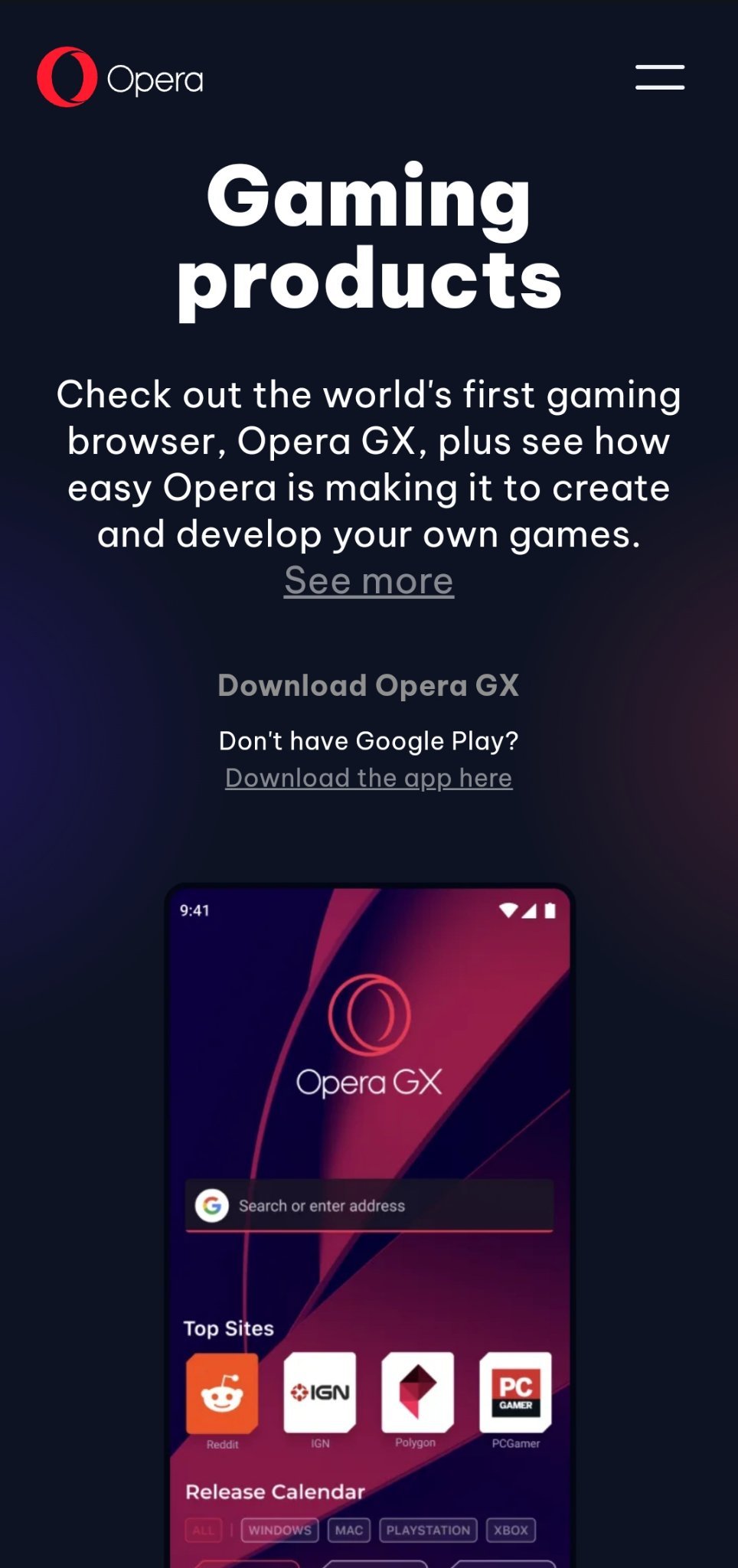 $Opera (OPRA.US)$ release new product for the gaming industry intent to gain more market share.