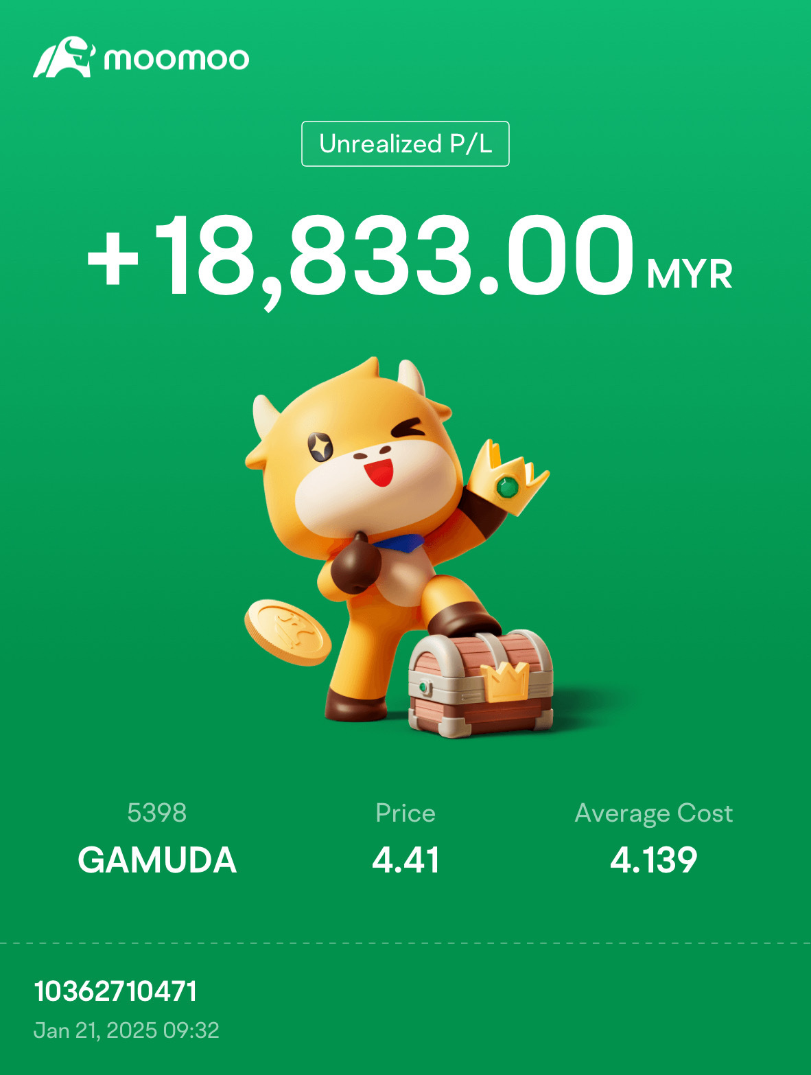 GAMUDA (5398.MY)$ time to offload some gong xi fatt cai 🫣 ... - moomoo  Community
