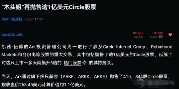 拆解CRCL大跌的原因。是机会还是陷阱?