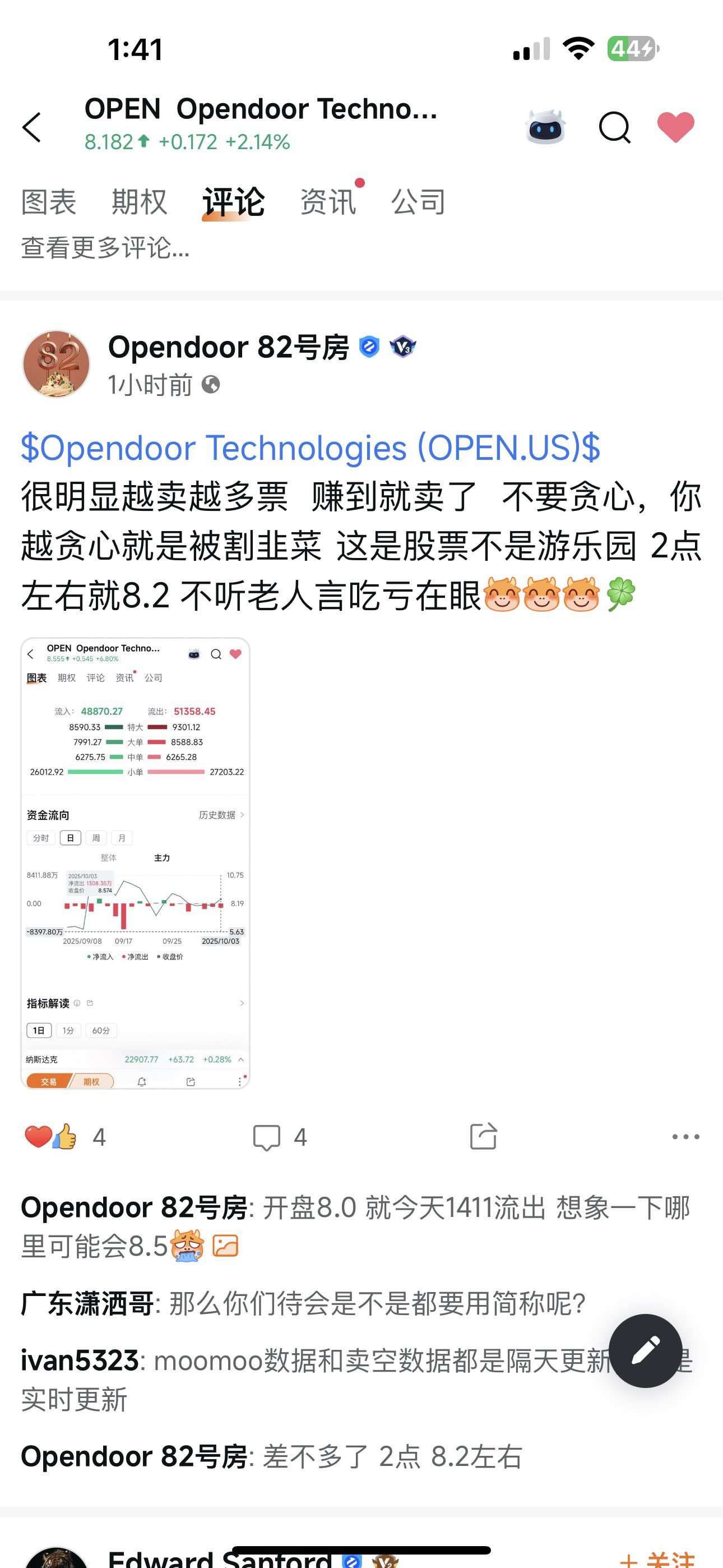 $Opendoor Technologies (OPEN.US)$ 好准 感觉神的预判[害羞][害羞]