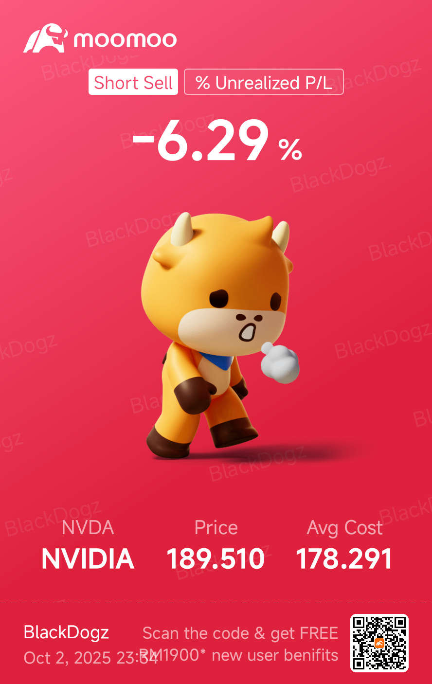 I'm shorting. Sell high buy low, sell when everyone is buying. 做空, 敢敢去！