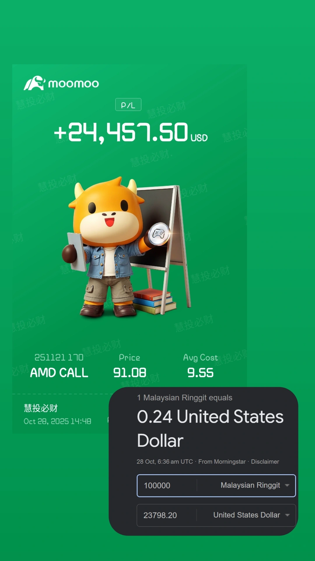 paper profit is useless，real profit is king - moomoo Community