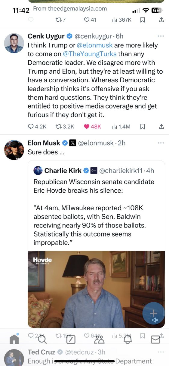 Looks like trump n elon would b the lead on global media