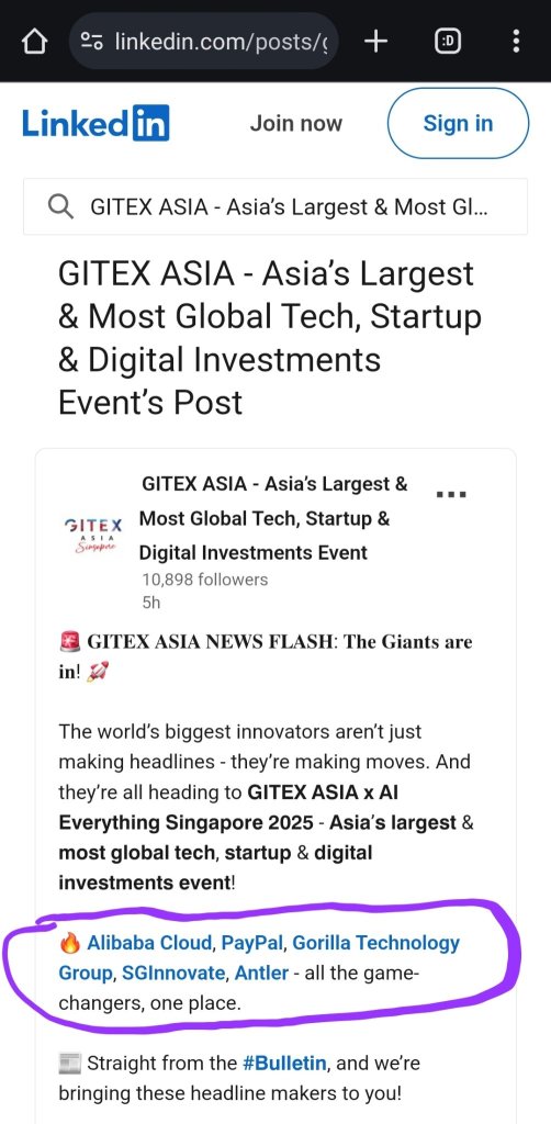 GRRR headlining GITEX ASIA - Asia’s Largest & Most Global Tech, Startup & Digital Investments Event