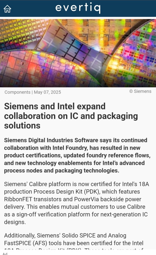 Siemens and Intel expand collaboration on IC and packaging solutions