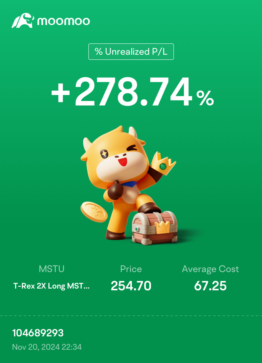 $2倍做多MSTR ETF-T-Rex (MSTU.US)$