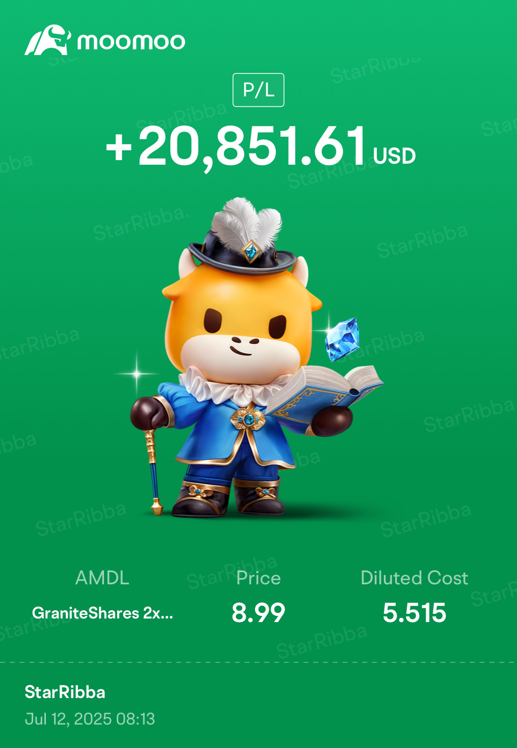 $2倍做多AMD ETF-GraniteShares (AMDL.US)$ 谢谢🙏
