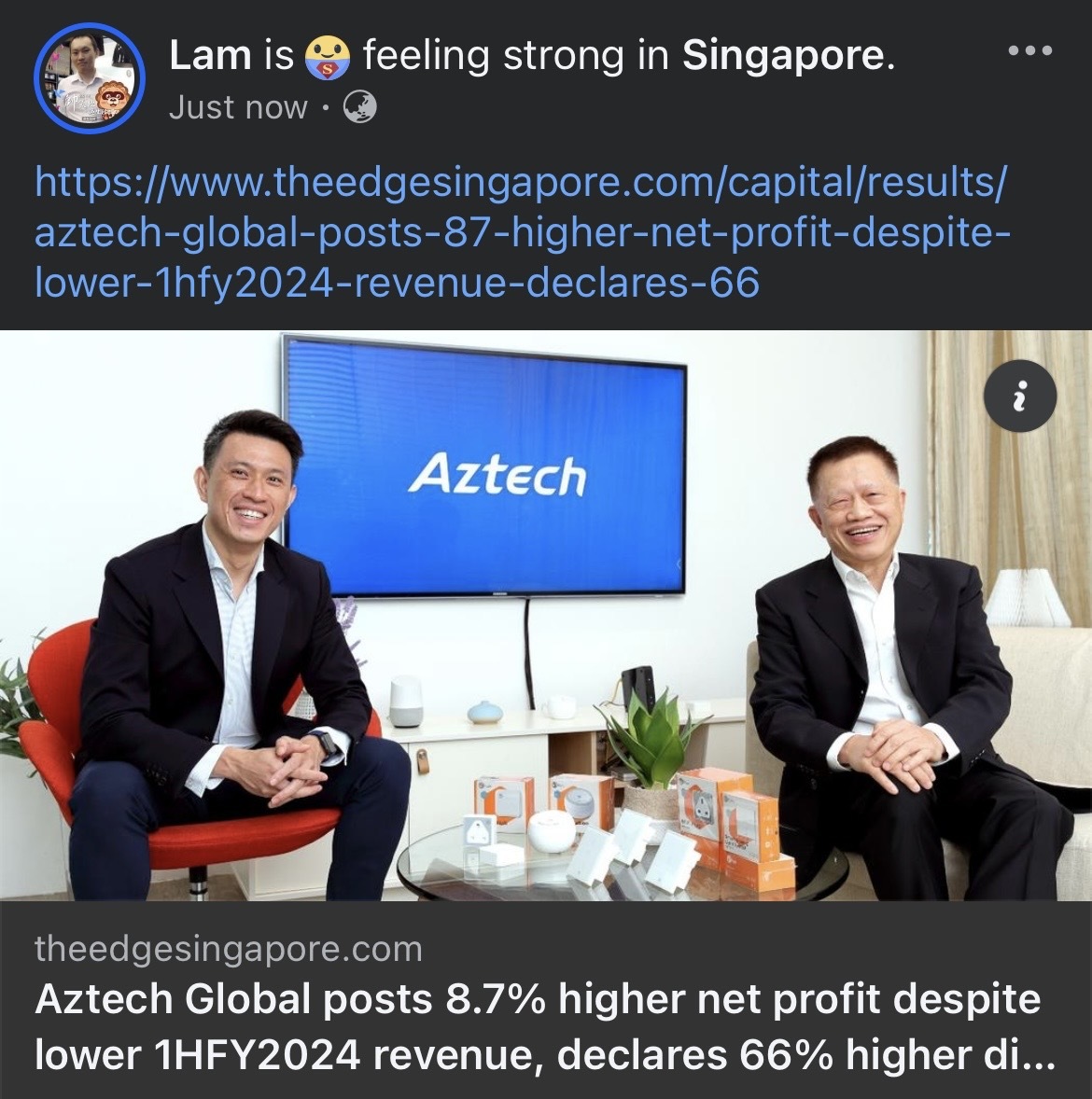 Aztech Gbl (8AZ.SG)$ - moomoo 社区