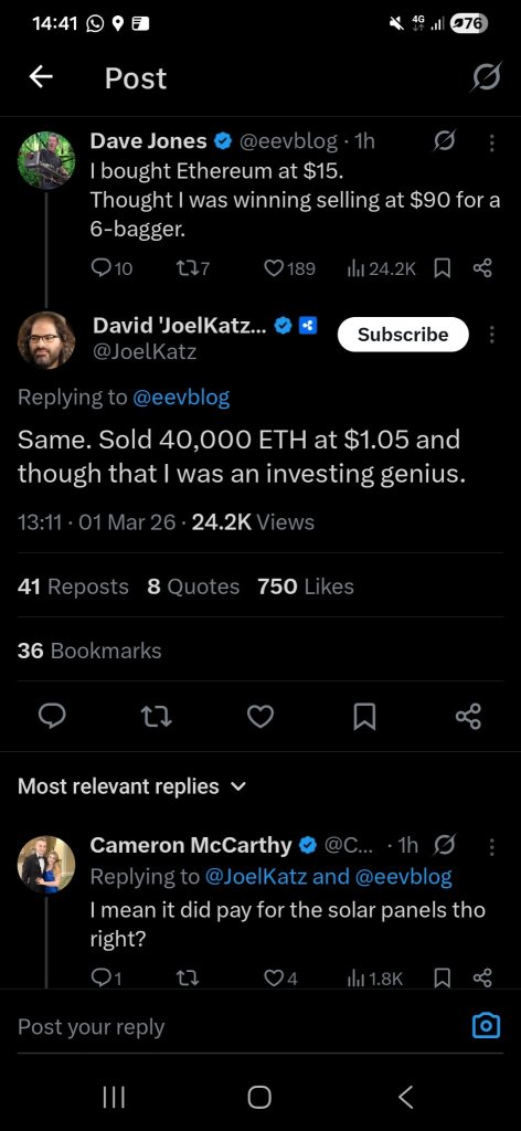 I wouldn't mind selling it at $15.