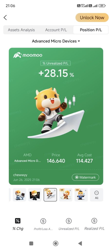 自從Moo進入以來一直在投資📈🐂