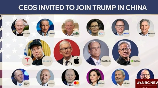 These are CEOs in China ...will up too ?