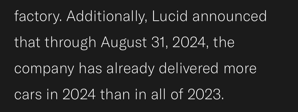 $Lucid Group (LCID.US)$ 即将到来的急诊部 +++ 成长中！