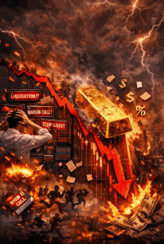 黄金市场一片惨跌