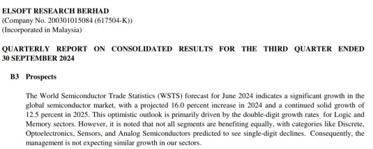 Prospect on different sectors in semiconductor industry