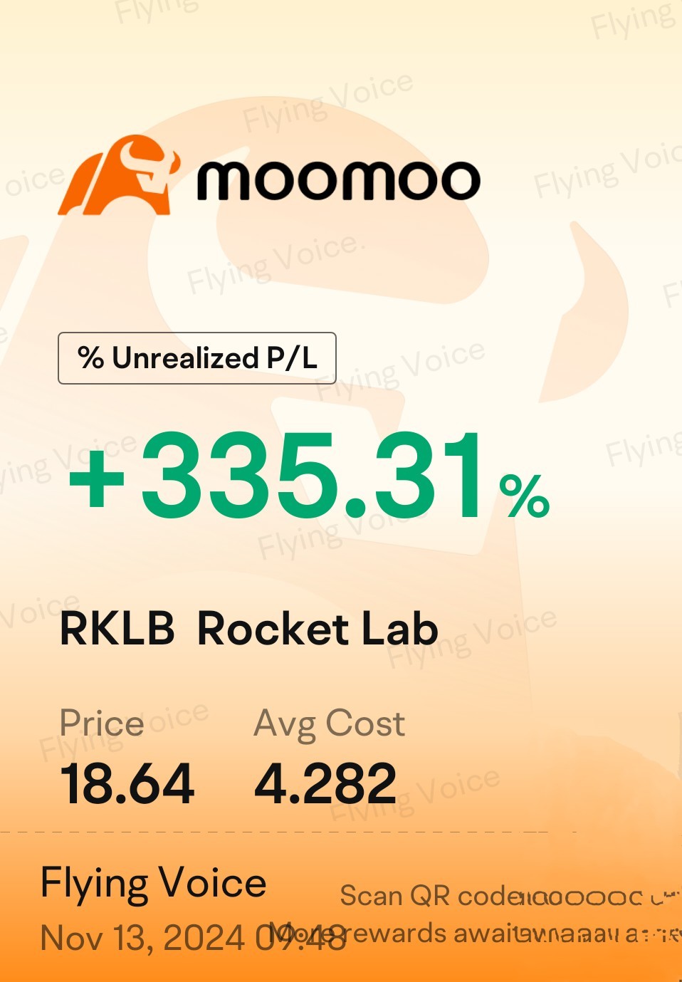 $Rocket Lab (RKLB.US)$ now I see 💰