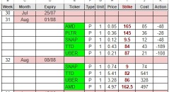 Option play during earning season (2)
