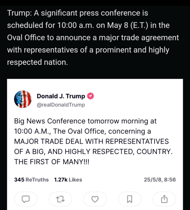 Good news coming
