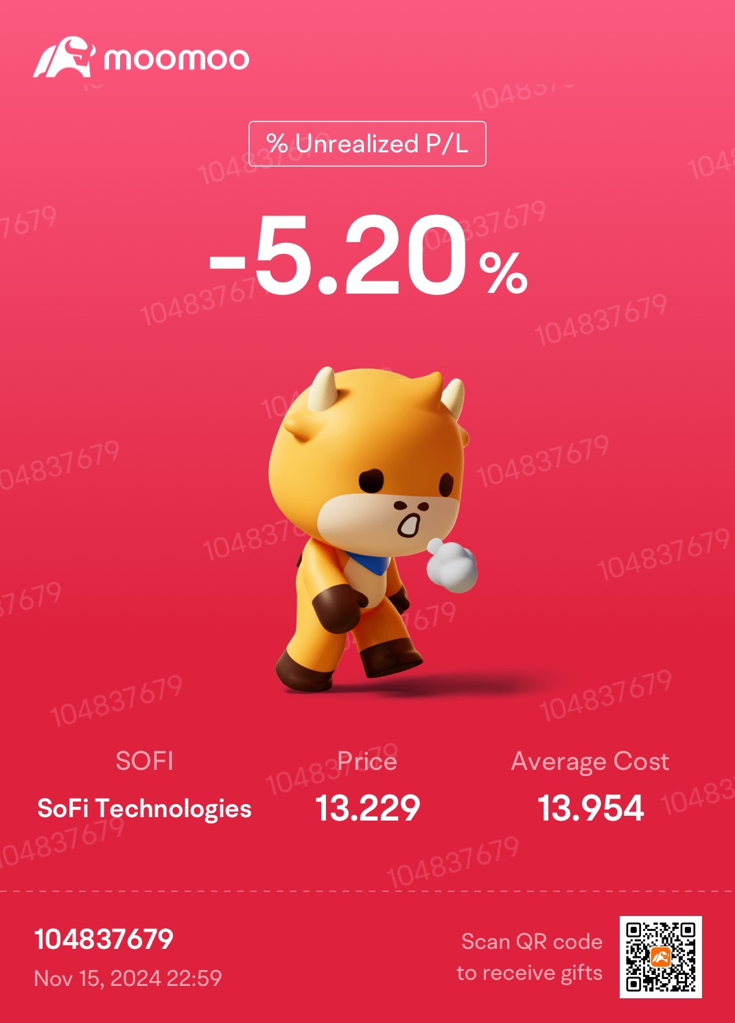 $SoFi Technologies (SOFI.US)$ 當綠色時 [流淚][大哭]