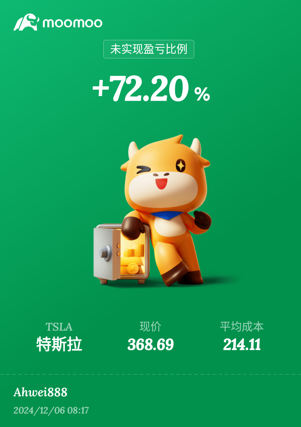 $特斯拉 (TSLA.US)$ 飛往月球