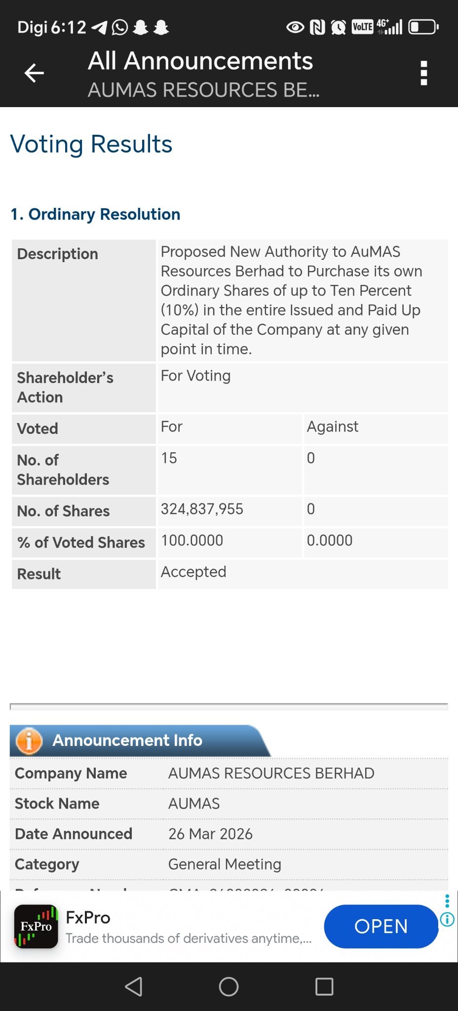 $AUMAS (0098.MY)$
