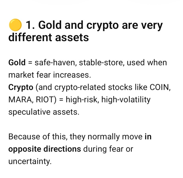 黃金和加密貨幣