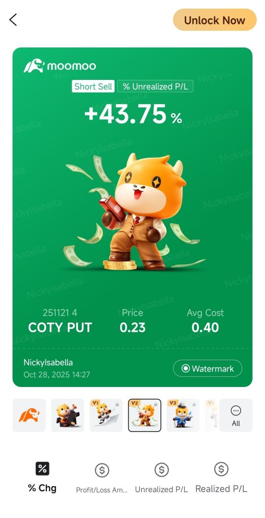 My Earnings Options Playbook (28/10/2025)