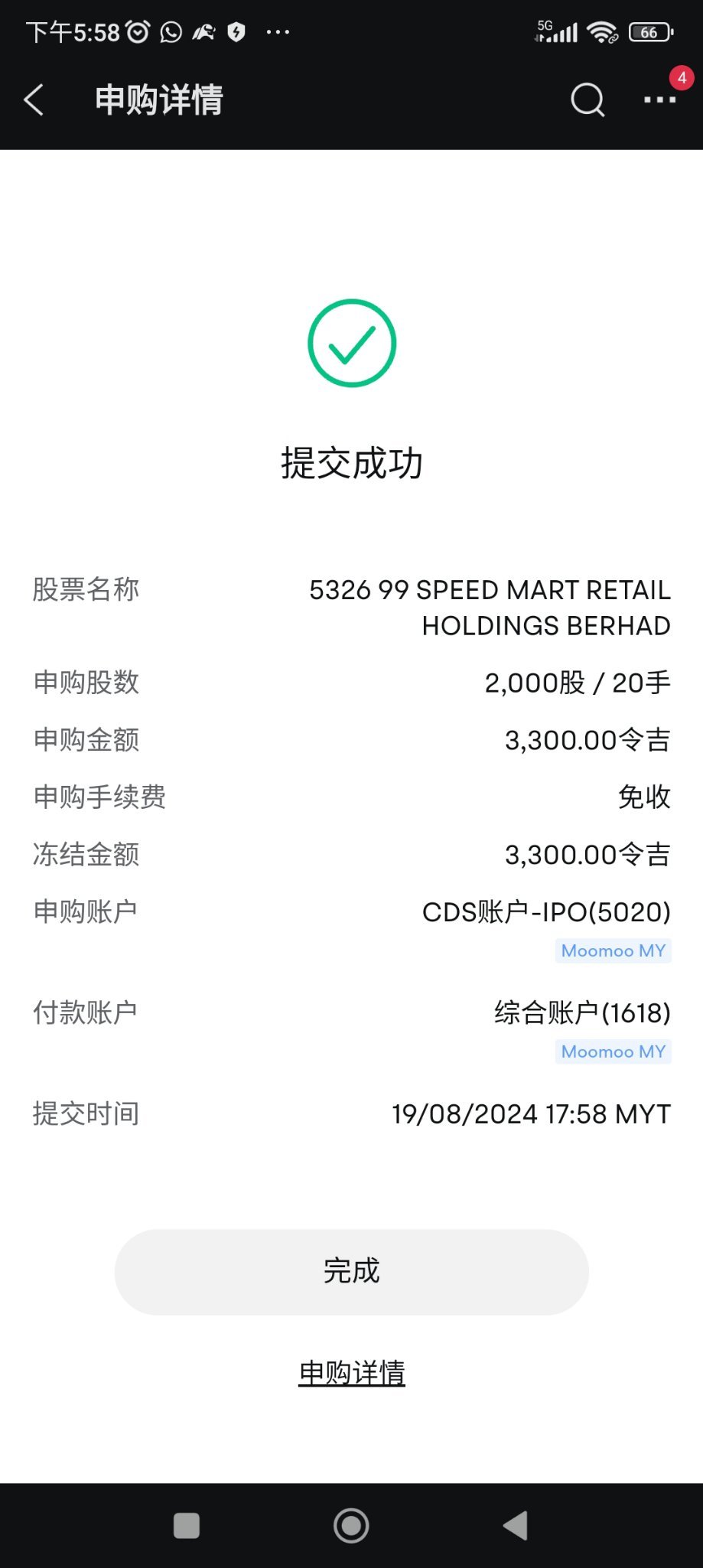 $99SMART (5326.MY)$ 希望抽中