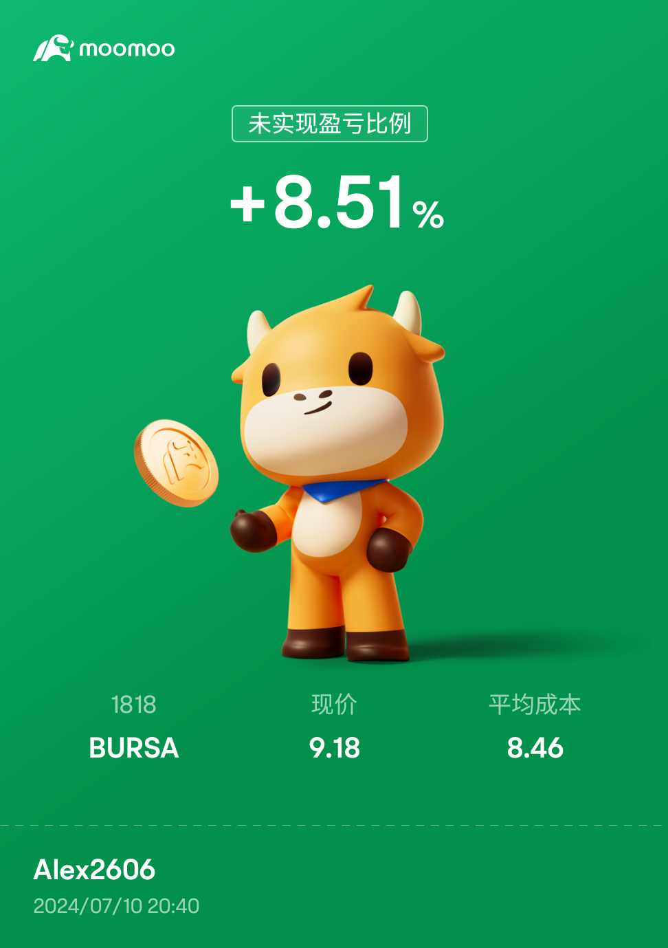 $BURSA (1818.MY)$ It's OK