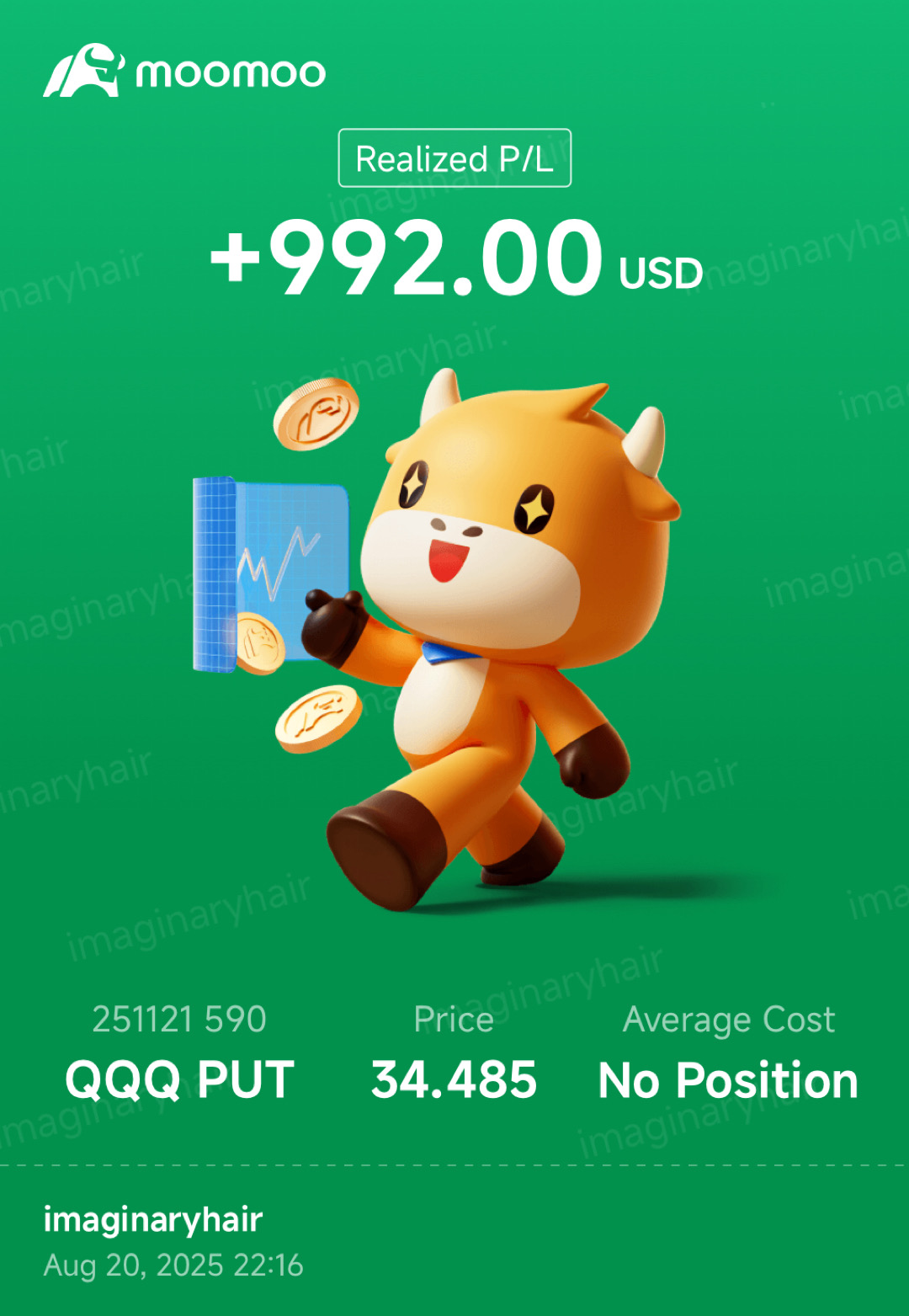 インベスコQQQトラスト (QQQ.US)$私の三回目の選択肢の試み