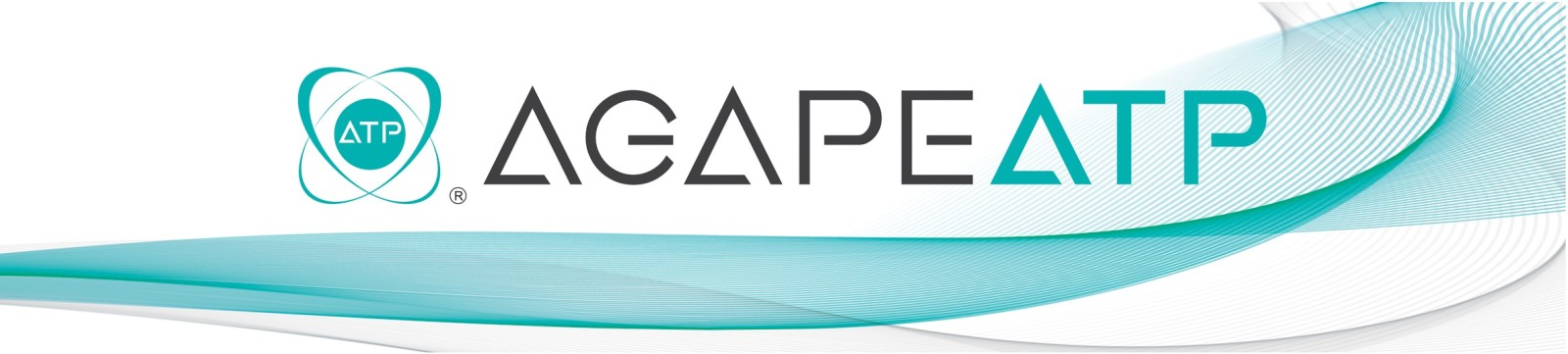 Logo banner of Agape ATP Corporation.