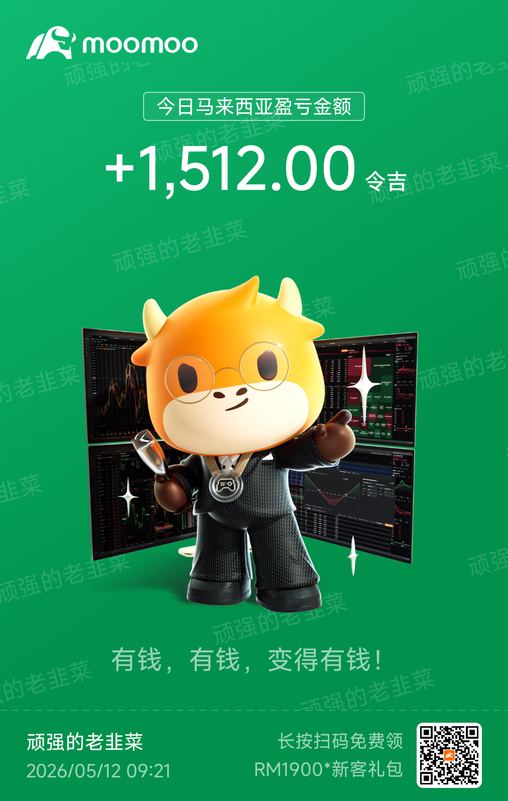 $OPPSTAR (0275.MY)$ Ok, 5分钟 1500入袋为安，哦弥陀佛，祝各位股友发大财