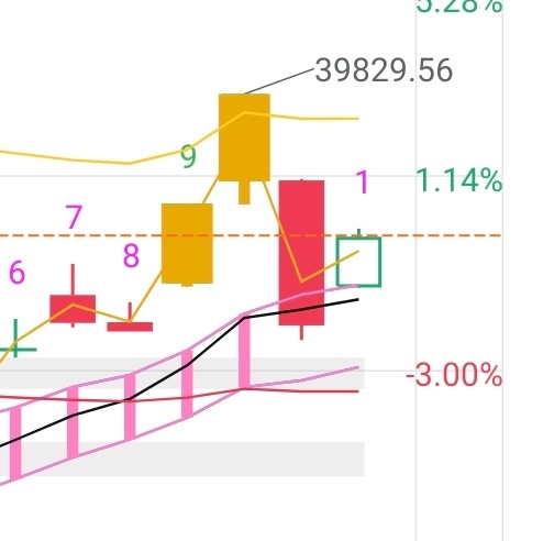 $日經225 (.N225.JP)$ 看好的母子線