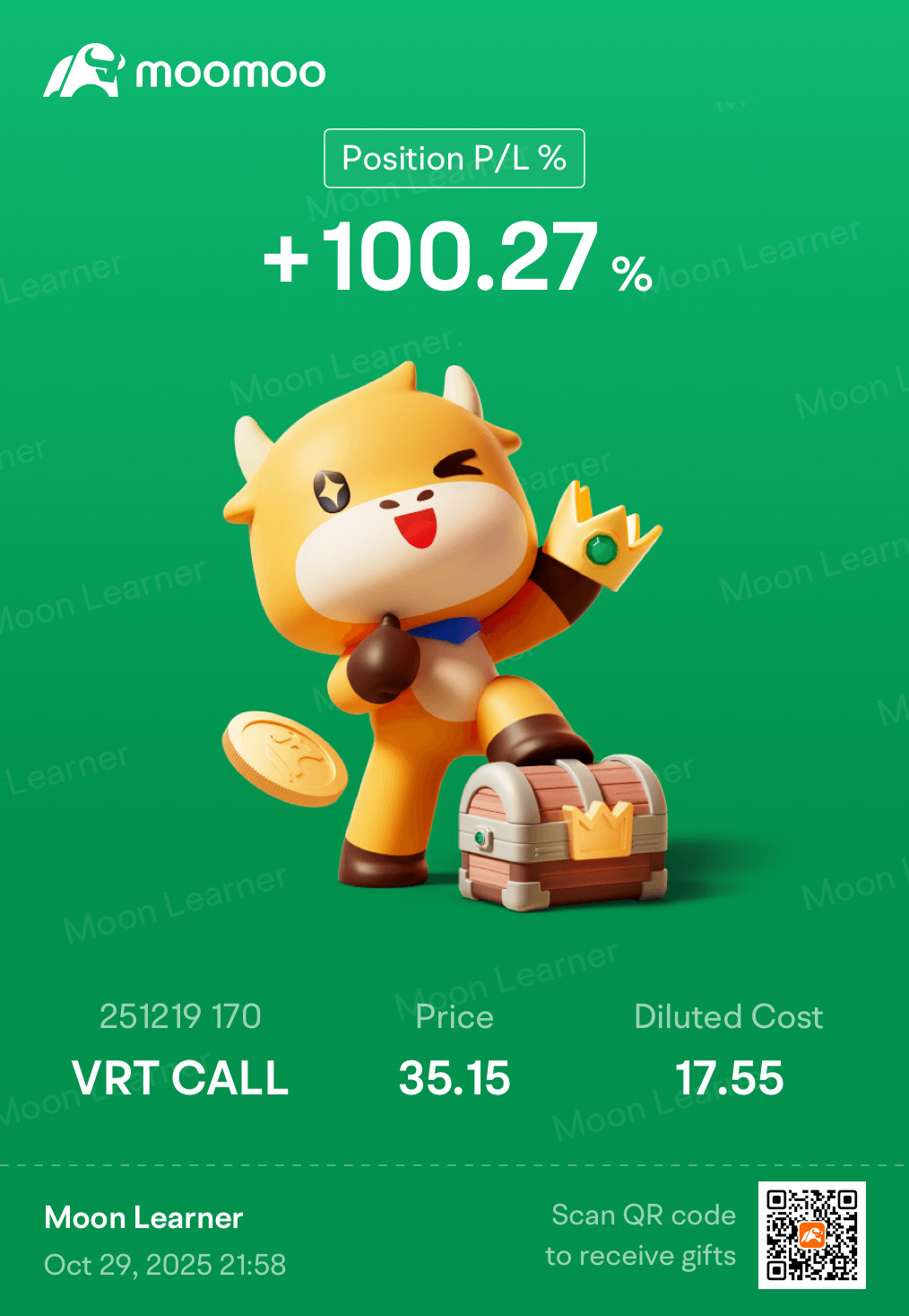 Vertiv Holdings (VRT.US)$ 就让VRT自行发展吧。趋势依然强劲，没有理由逆势而行。希望本周能突... - moomoo 社区