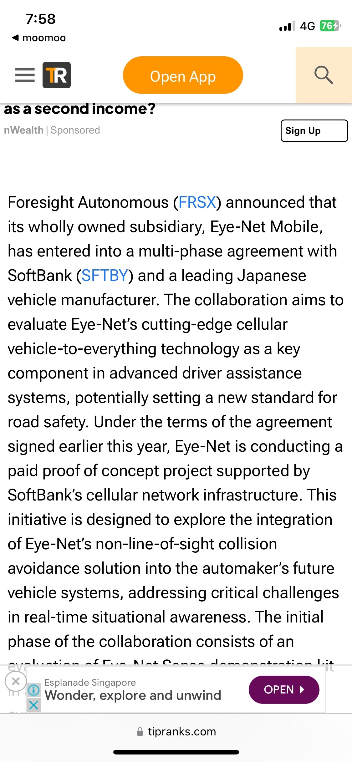 $Foresight Autonomous (FRSX.US)$