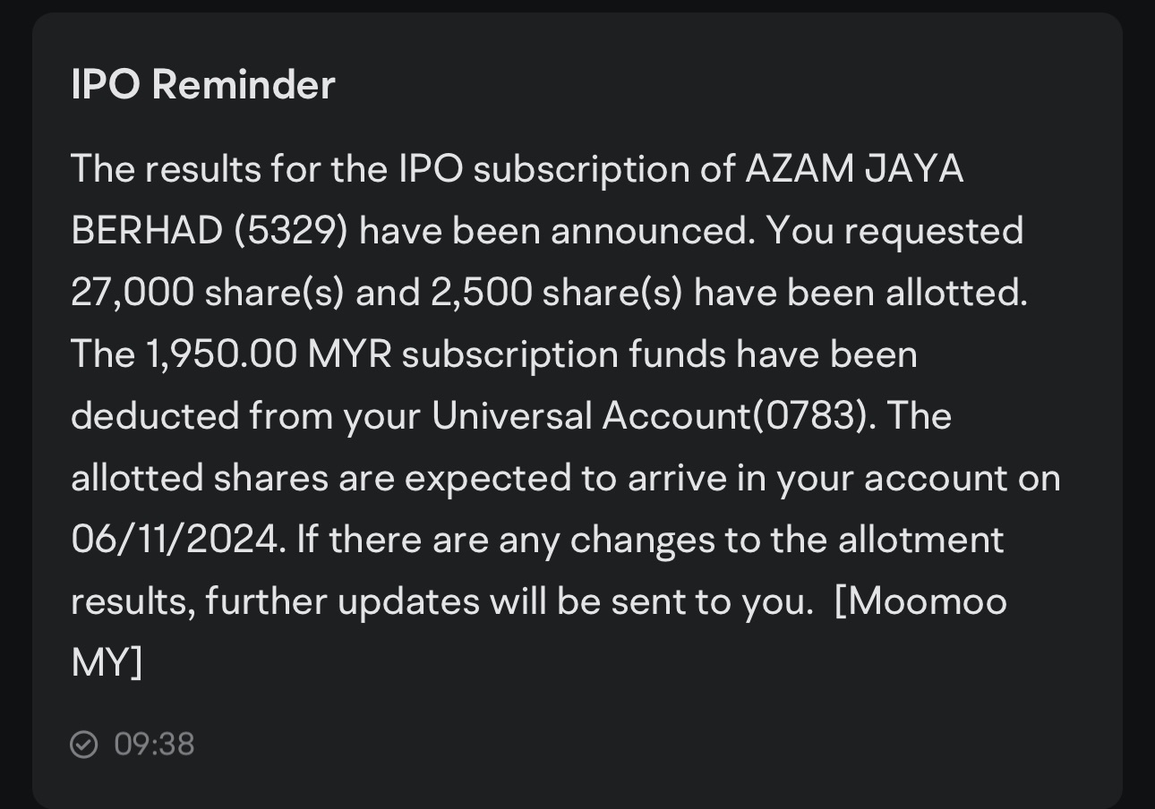 $AZAMJAYA (5329.MY)$   ✅👀