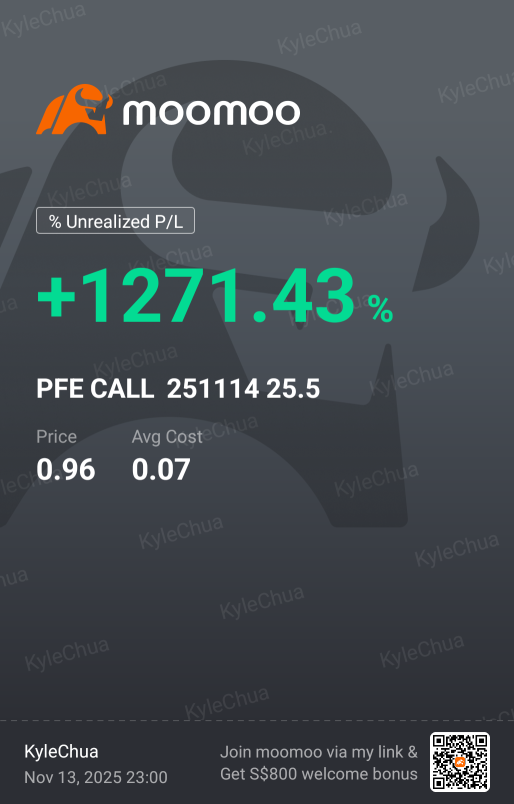 辉瑞冲冲冲... 嘟嘟 🚀🚀🚀